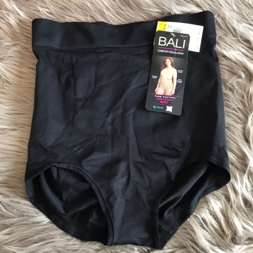 Bali Firm Control High Waist Brief Shaper black